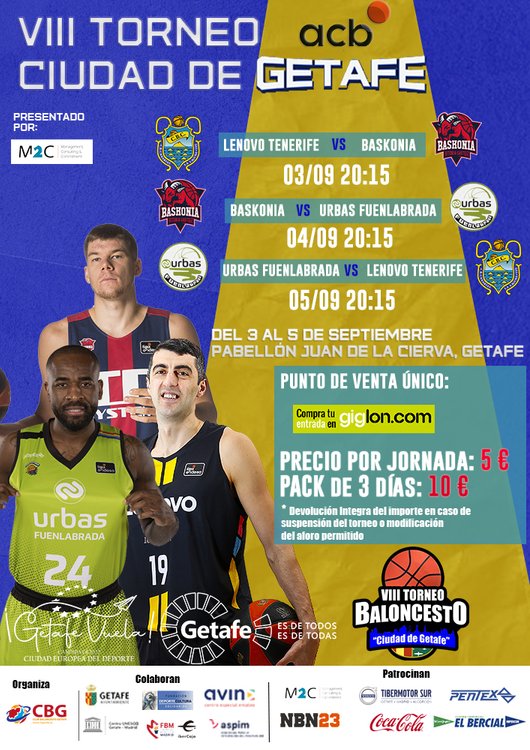 Previa. El Baskonia participa este fin de semana en el VIII Torneo Ciudad de Getafe