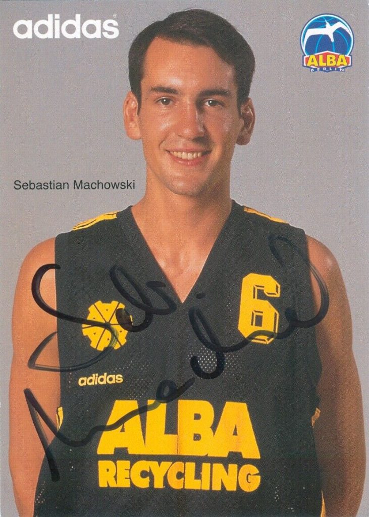 Foto: Alba. Sebastian Machowski en Alba Berlín (95/96) fue el primer alemán que fichó por el Baskonia (97/98)