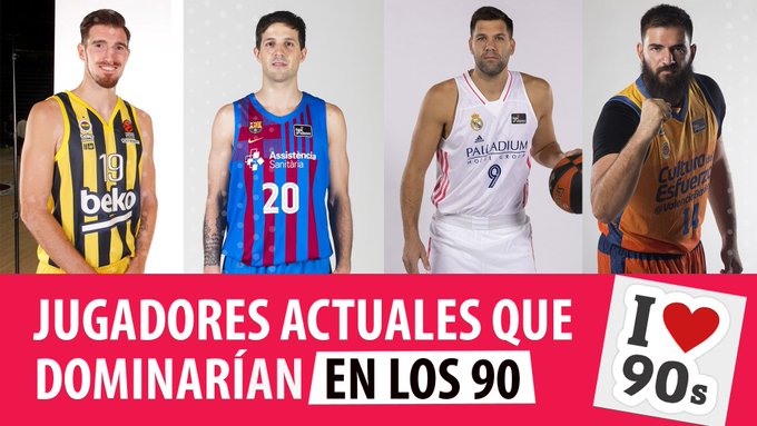SergioBasket_vlogs. Jugadores actuales que dominarían en los 90