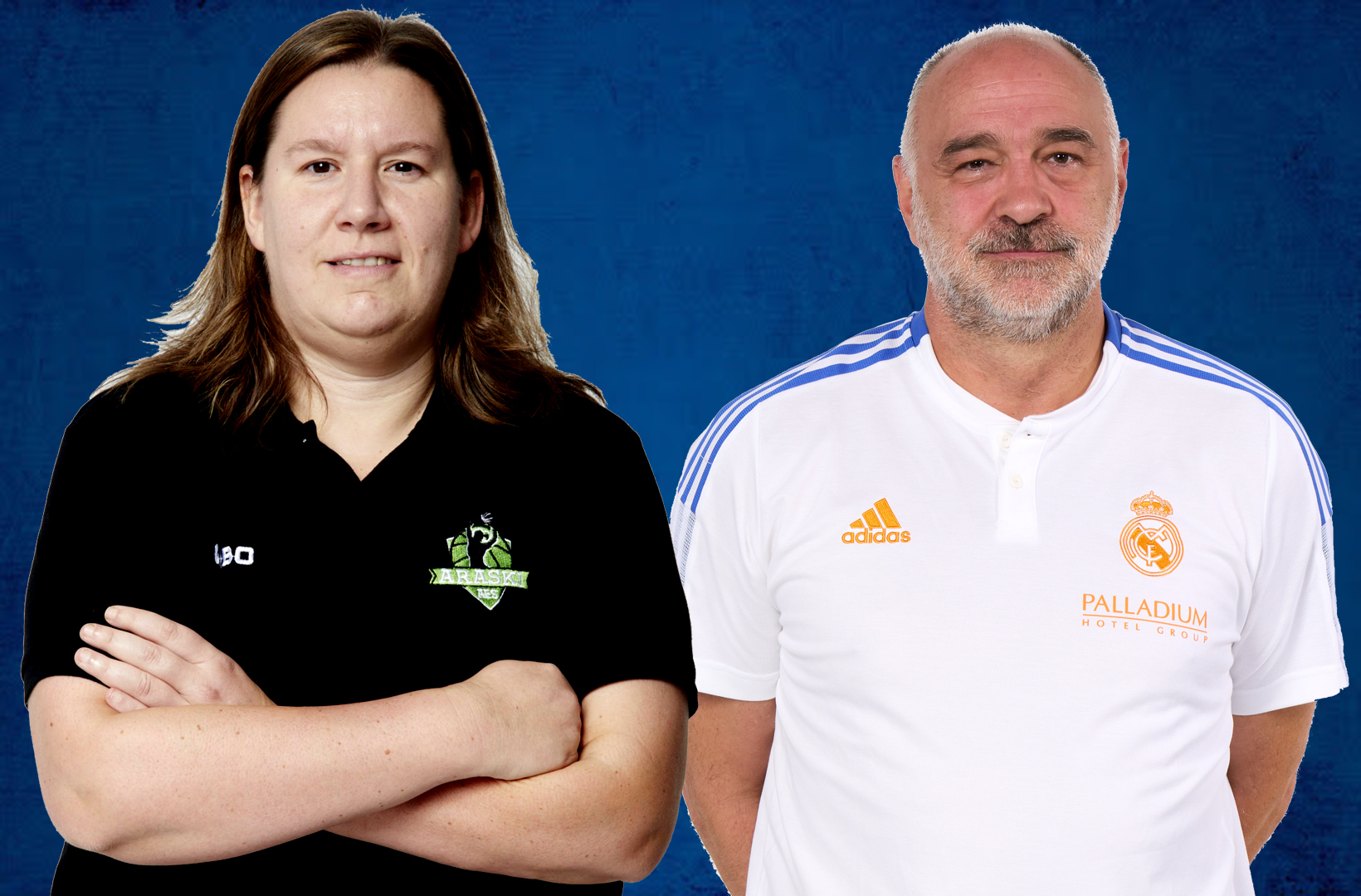 Foto.AEEB.Madelen Urieta y Pablo Laso, mejores entrenadores del año “Memorial Antonio Díaz-Miguel”