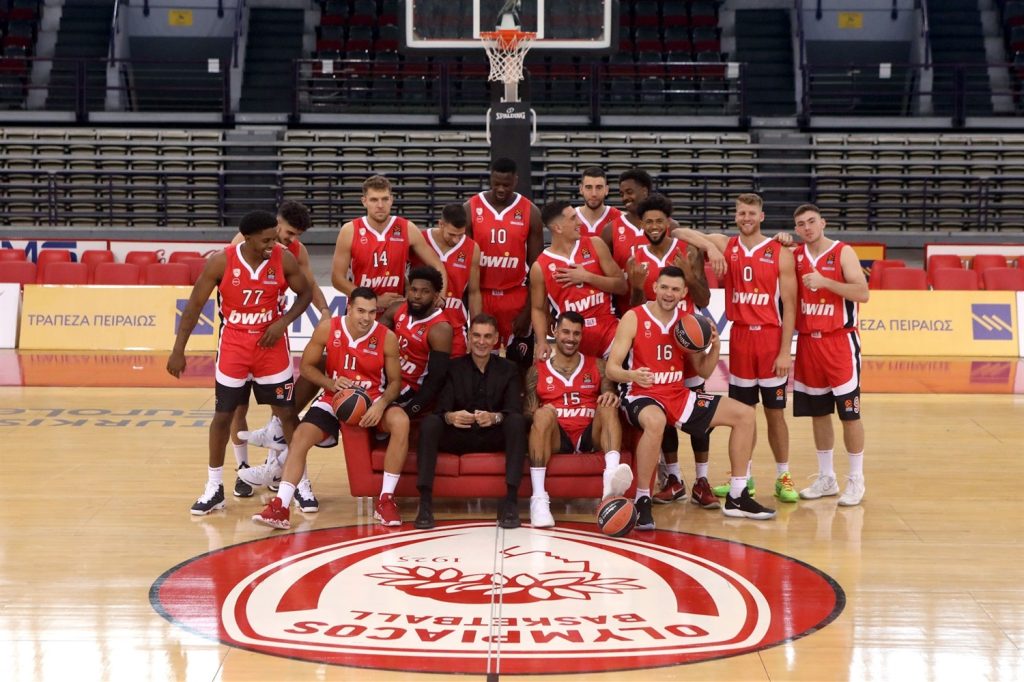 Foto: euroleague. Plantilla de Olympiacos 21/22