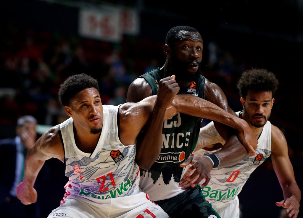 Fotos: euroleague. Tonye Jekiri ante Bayern de Múnich