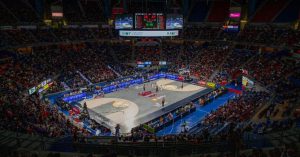 Afluencia de espectadores en el Buesa Arena en la Liga ACB 21/22