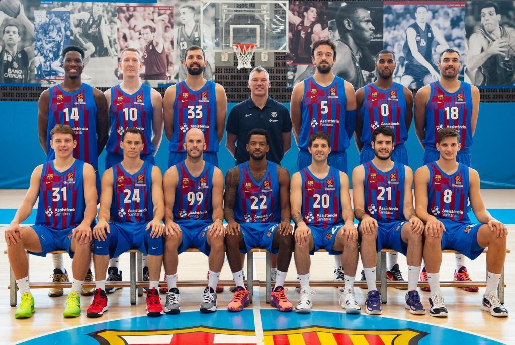 Foto: FC Barcelona Basket. Plantilla 21/22