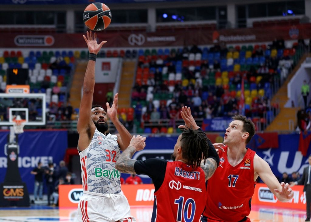Foto: euroleague. Darrun Hilliard ante CSKA 