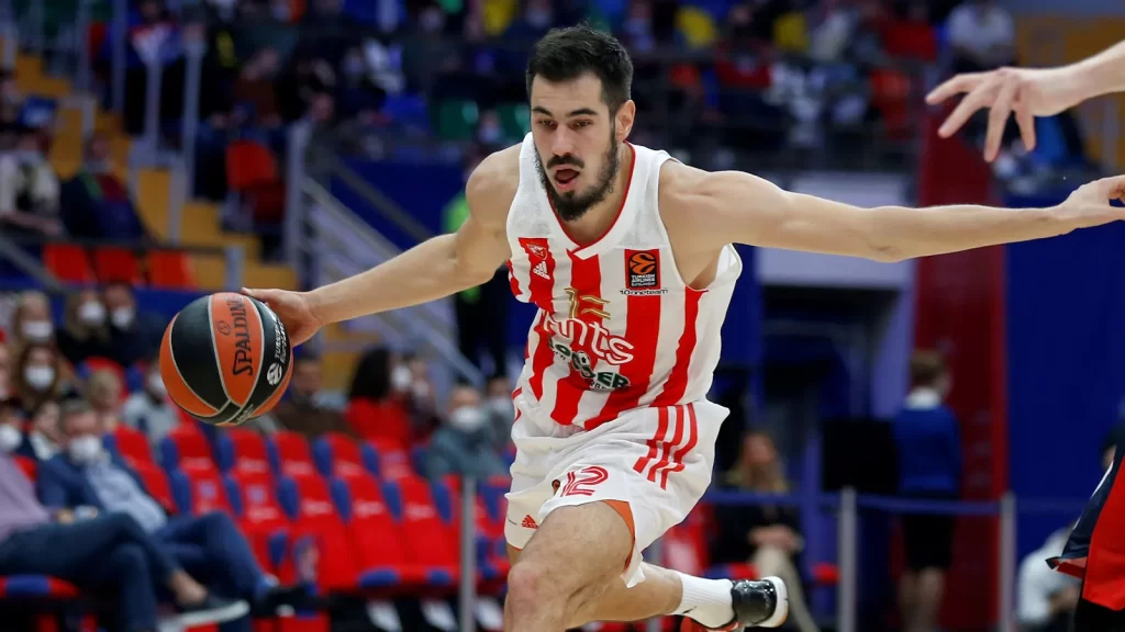 Foto: Euroleague. Nikola Kalinic, líder de Estrella Roja