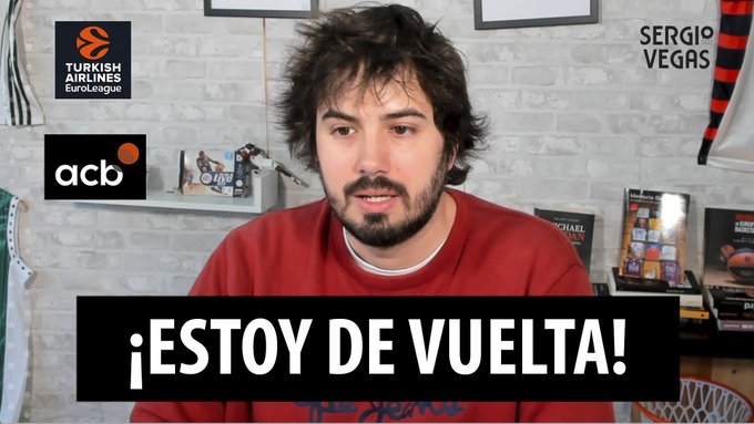 SergioBasket_vlogs. Estoy de vuelta. Gracias por el apoyo recibido