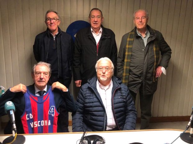 Foto Cope Vitoria. Hemos reunido a Carlos Luquero, Amado Ubis, Pichu Ibañez, Choche Armentia y Moises Viteri