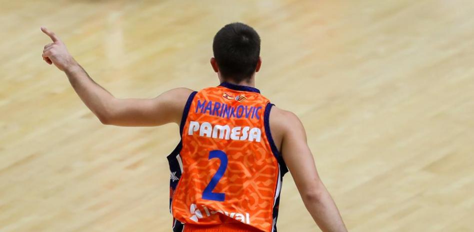 Foto: Euroleague. Marinkovic el último jugador que llega al Baskonia procedente de Valencia Basket Foto: Euroleague. Marinkovic el último jugador que llega al Baskonia procedente de Valencia Basket