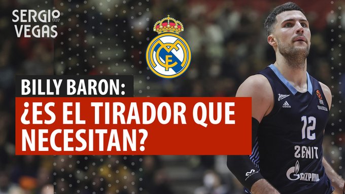 SergioBasket_vlogs. ¿Billy Baron encajaría en el Real Madrid?