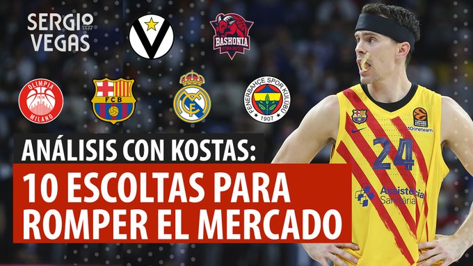 SergioBasket_vlogs. 10 escoltas que romperán el mercado con Kostas Vasileiadis