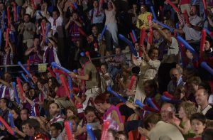 Los registros del sonómetro en el Fernando Buesa Arena