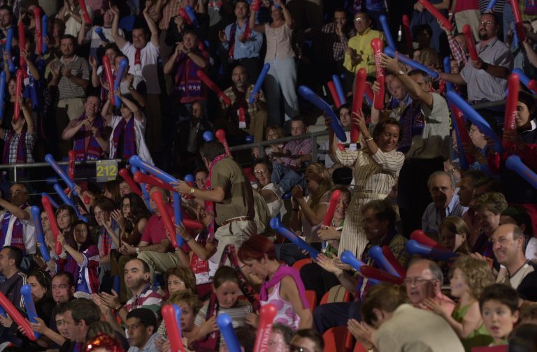 Los registros del sonómetro en el Fernando Buesa Arena