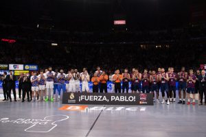 Homenaje del Buesa Arena a Pablo Laso