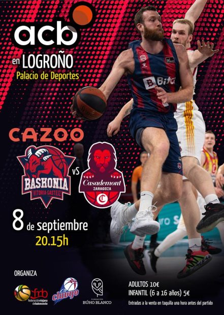 Pretemporada: Previa Cazoo Baskonia – Casademont Zaragoza