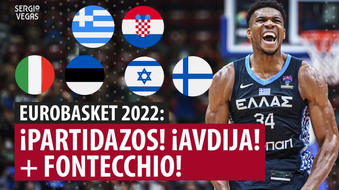 SergioBasket_vlogs. Segundo día de Eurobasket, Giannis Antetokounmpo domina