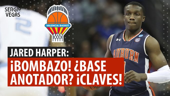 SergioBasket_vlogs. Valencia Basket ficha a Jared Harper