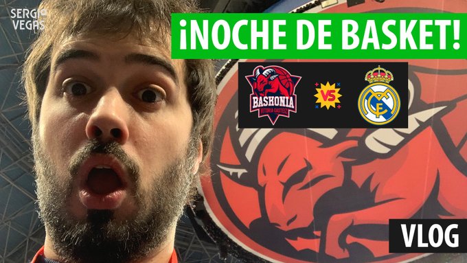 SergioBasket_vlogs. Vivimos el Baskonia vs Real Madrid desde dentro