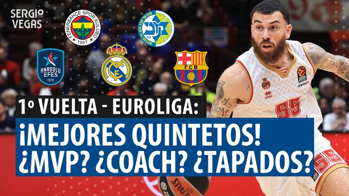 SergioBasket_vlogs. Premios individuales de la 1º vuelta de Euroliga