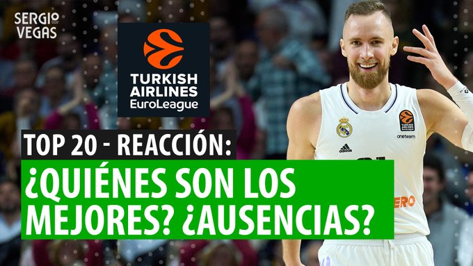 SergioBasket_vlogs. Repasamos el Top 20 de jugadores de Euroliga