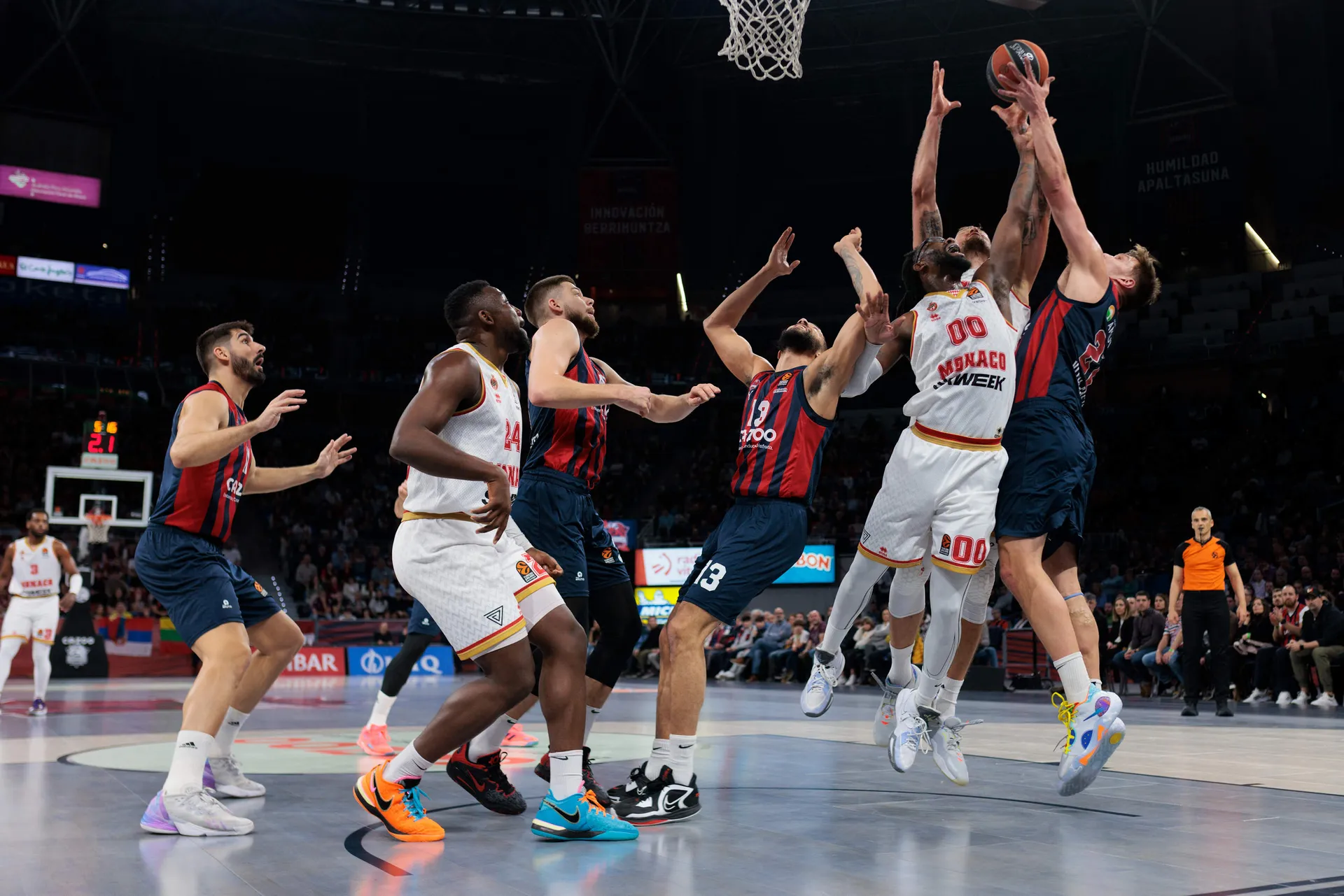 Euroliga J28. Cazoo Baskonia 93–102 AS Mónaco