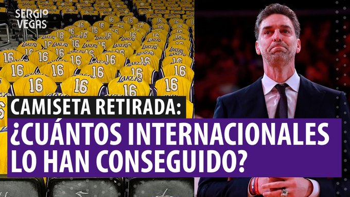 SergioBasket_vlogs. Jugadores Internacionales con la camiseta retirada en la NBA