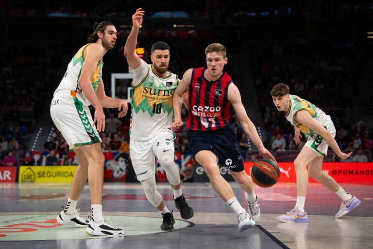 Liga ACB J24. Cazoo Baskonia 100–78 Surne Bilbao Basket