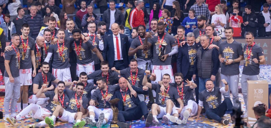 KK Crvena zvezda. Estrella Roja, campeón de la Copa de Serbia 2023