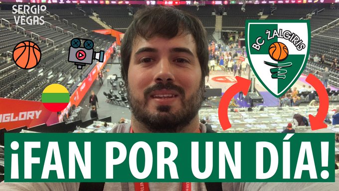 SergioBasket_vlogs. Un día como Fan del Zalgiris: