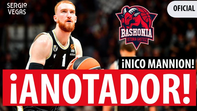 SergioBasket_vlogs. Baskonia ficha a Nico Mannion