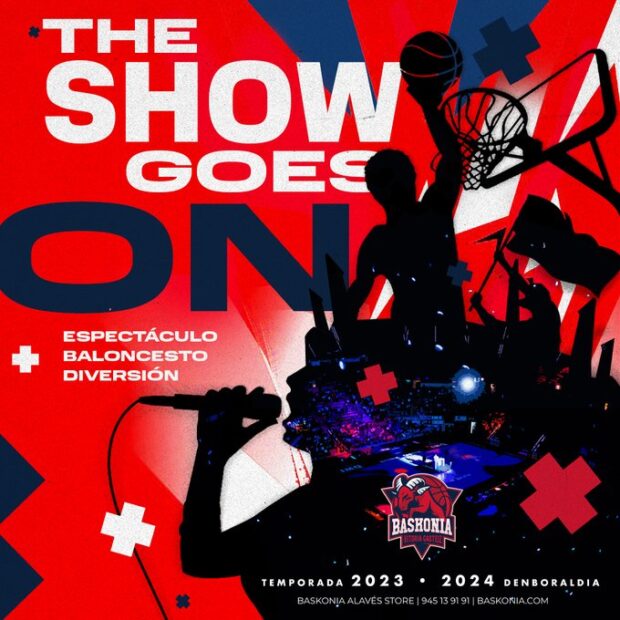 The show goes on! ¡El espectáculo continua!. Presentada la campaña de abonados del Baskonia 23/24