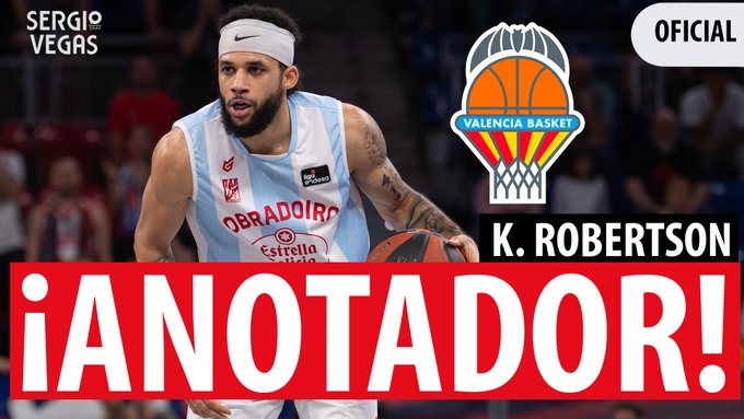 SergioBasket_vlogs. Kassius Robertson ficha por Valencia Basket
