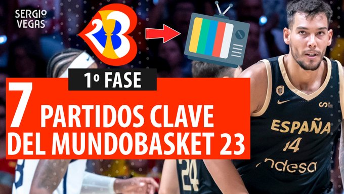 SergioBasket_vlogs. 7 partidos que no te puedes perder de esta primera fase en el Mundobasket 2023