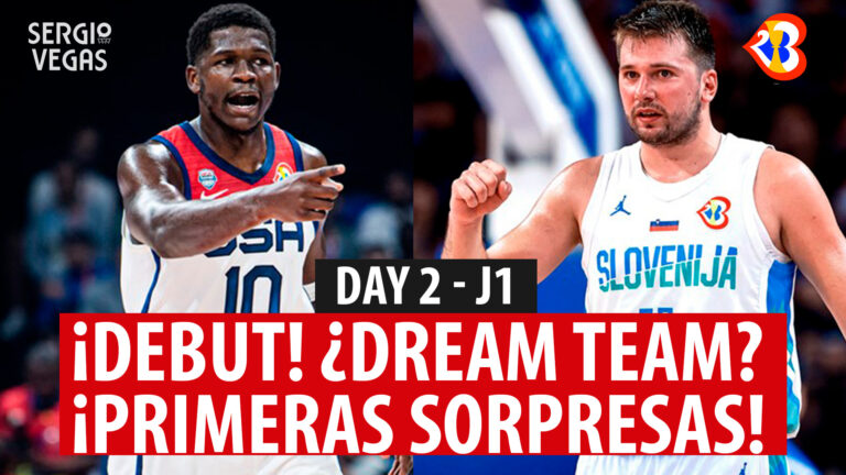 SergioBasket_vlogs. Analizamos el 2º día de competición del Mundobasket