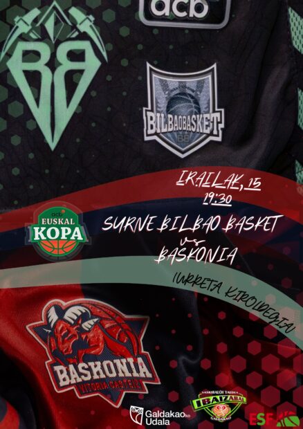 Euskal Kopa. Previa Surne Bilbao Basket – Baskonia