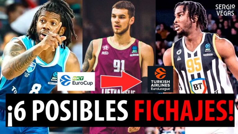 SergioBasket_vlogs. 6 posibles fichajes de Euroliga procedentes de la Eurocup