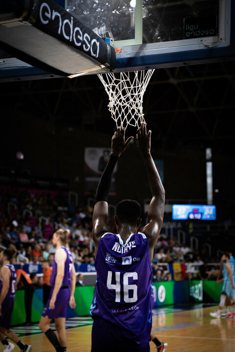 Ndiaye en la cancha de Morabanc Andorra (01/10/23)