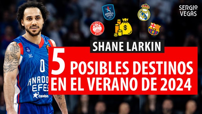 SergioBasket_vlogs. 5 Posibles destinos para Shane Larkin en 2024