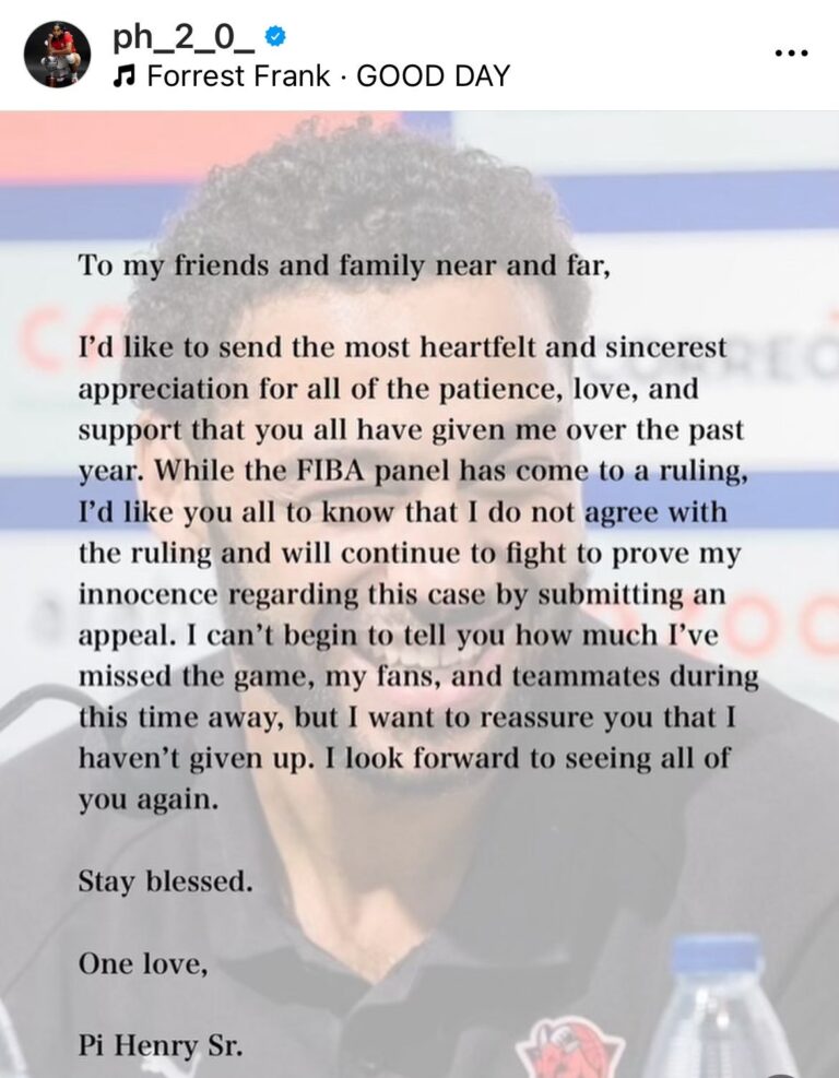 Pierria Henry se pronuncia sobre su sanción