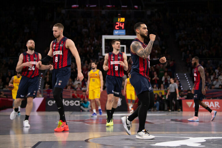 Liga ACB J24. Baskonia 103-96 F.C Barcelona