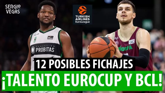 SergioBasket_vlogs. 12 talentos de Eurocup y BCL