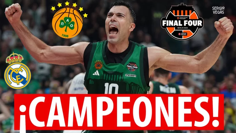 SergioBasket_vlogs. Panathinaikos Campeón de Euroliga