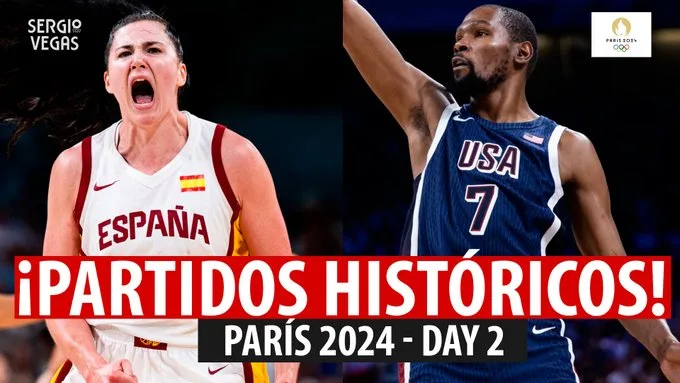 SergioBasket_vlogs. 2º día de baloncesto en París 2024