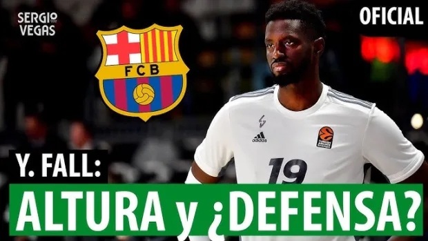 SergioBasket_vlogs. Youssoupha Fall refuerza el juego interior del F.C Barcelona