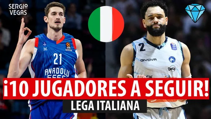 SergioBasket_vlogs. 10 Jugadores a seguir de la LEGA Italia con Alessandro Ruta