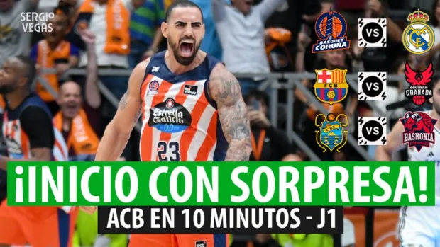 SergioBasket_vlogs. ACB en 10 minutos. Analizamos la 1º Jornada en ACB