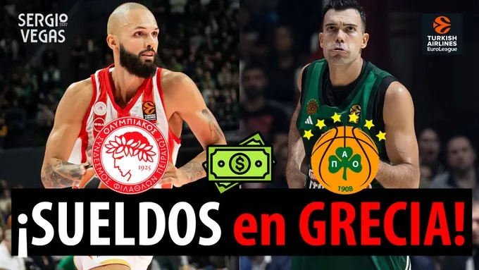 SergioBasket_vlogs. Sueldos de los equipos griegos en Euroliga