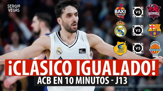 SergioBasket_vlogs. ACB en 10 minutos. Analizamos la 13ª Jornada en ACB