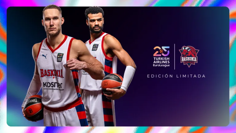 Baskonia jugará ante Zalgiris con una equipación conmemorativa por sus 25 años en la Euroliga.