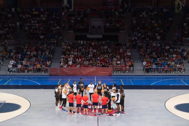 Entrenamiento a puertas del Baskonia, mañana martes a las 12:00 horas.